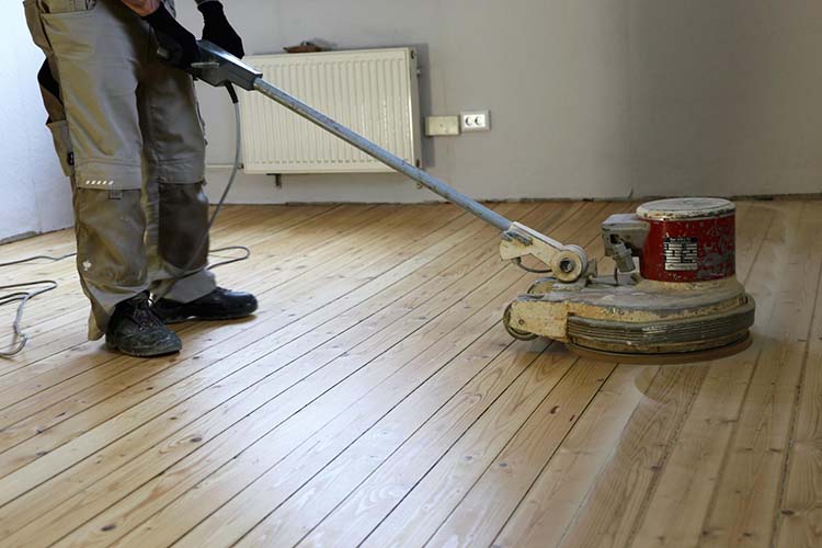 Ponçage parquet, Elbeuf